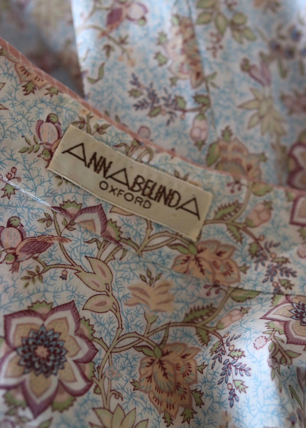 Anna Belinda Oxford 1980s Frill Prairie Dress