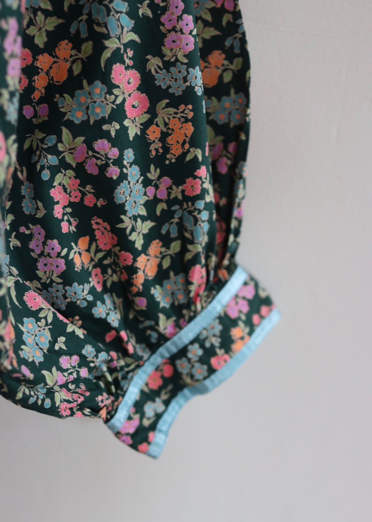Fine Feathers Cotton Floral Prairie 1970s Dress