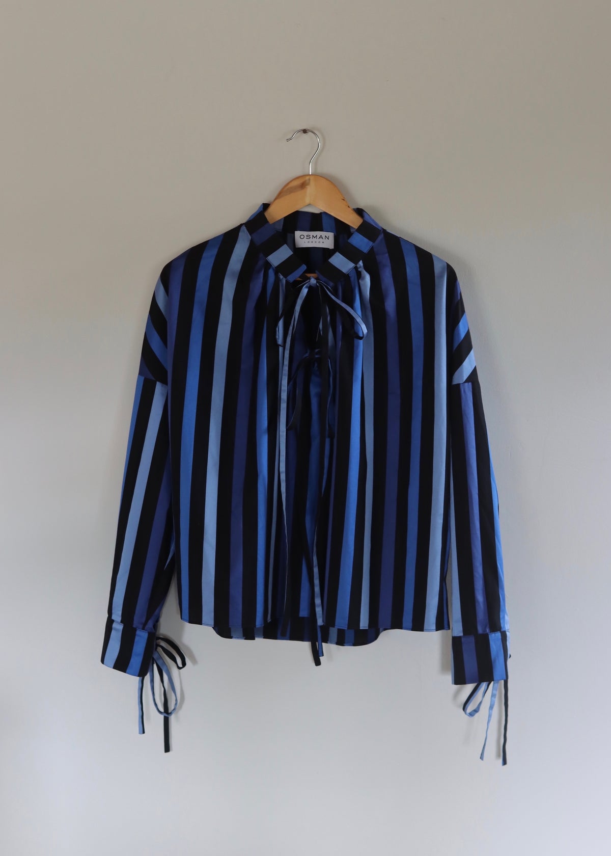 OSMAN LONDON | Blue Stripe Wide Trouser and Top Set