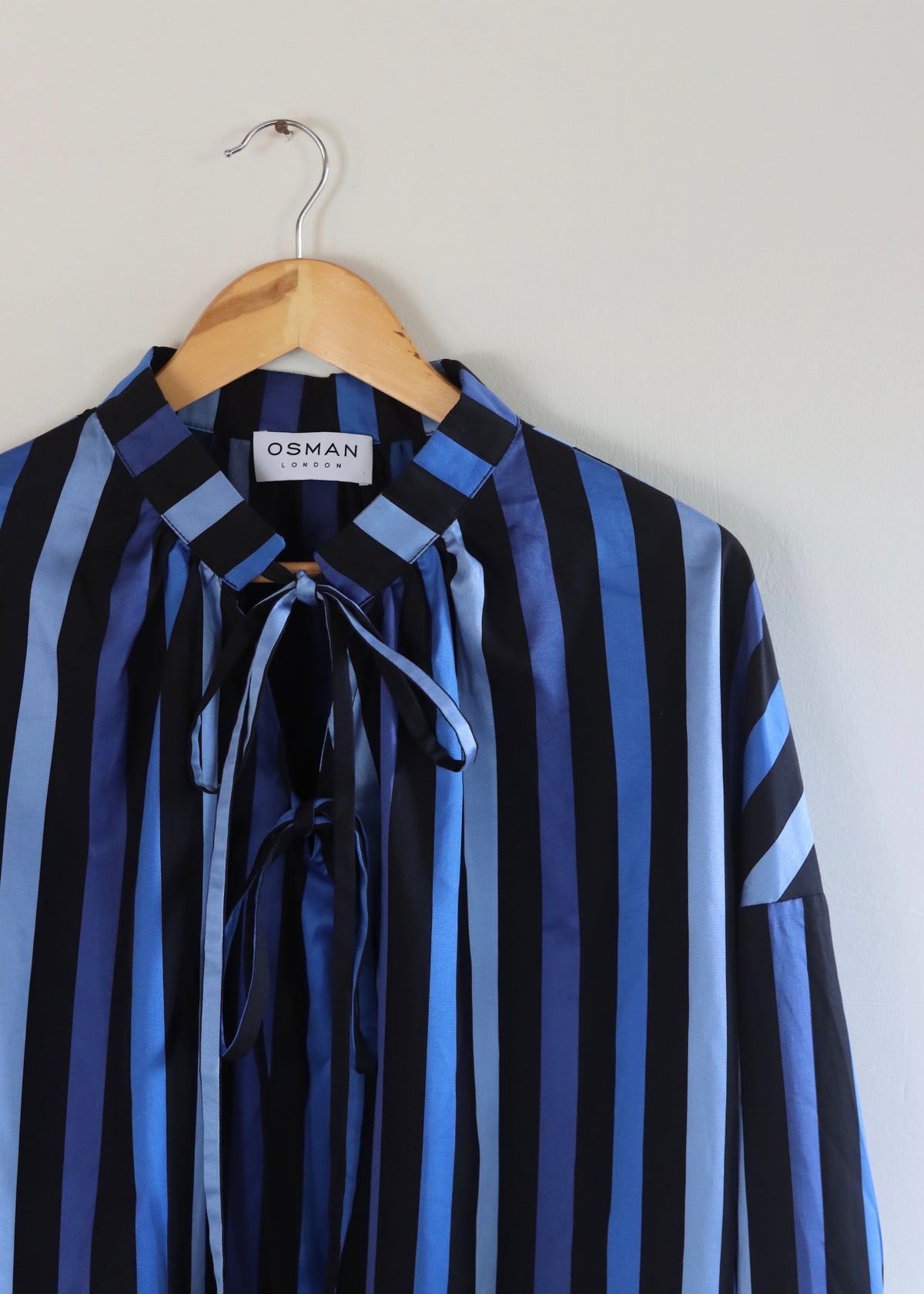 OSMAN LONDON | Blue Stripe Wide Trouser and Top Set