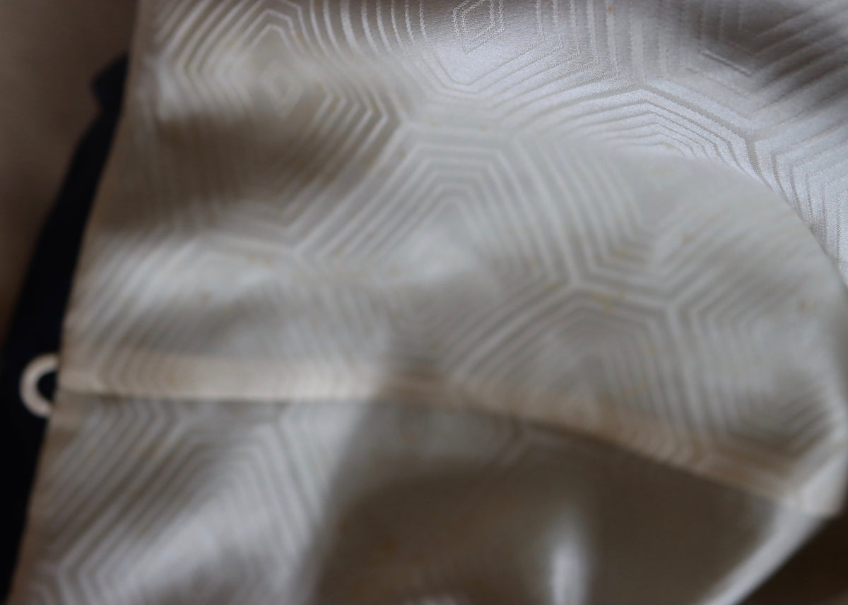 Blue Handmade Haori from Vintage Fabric