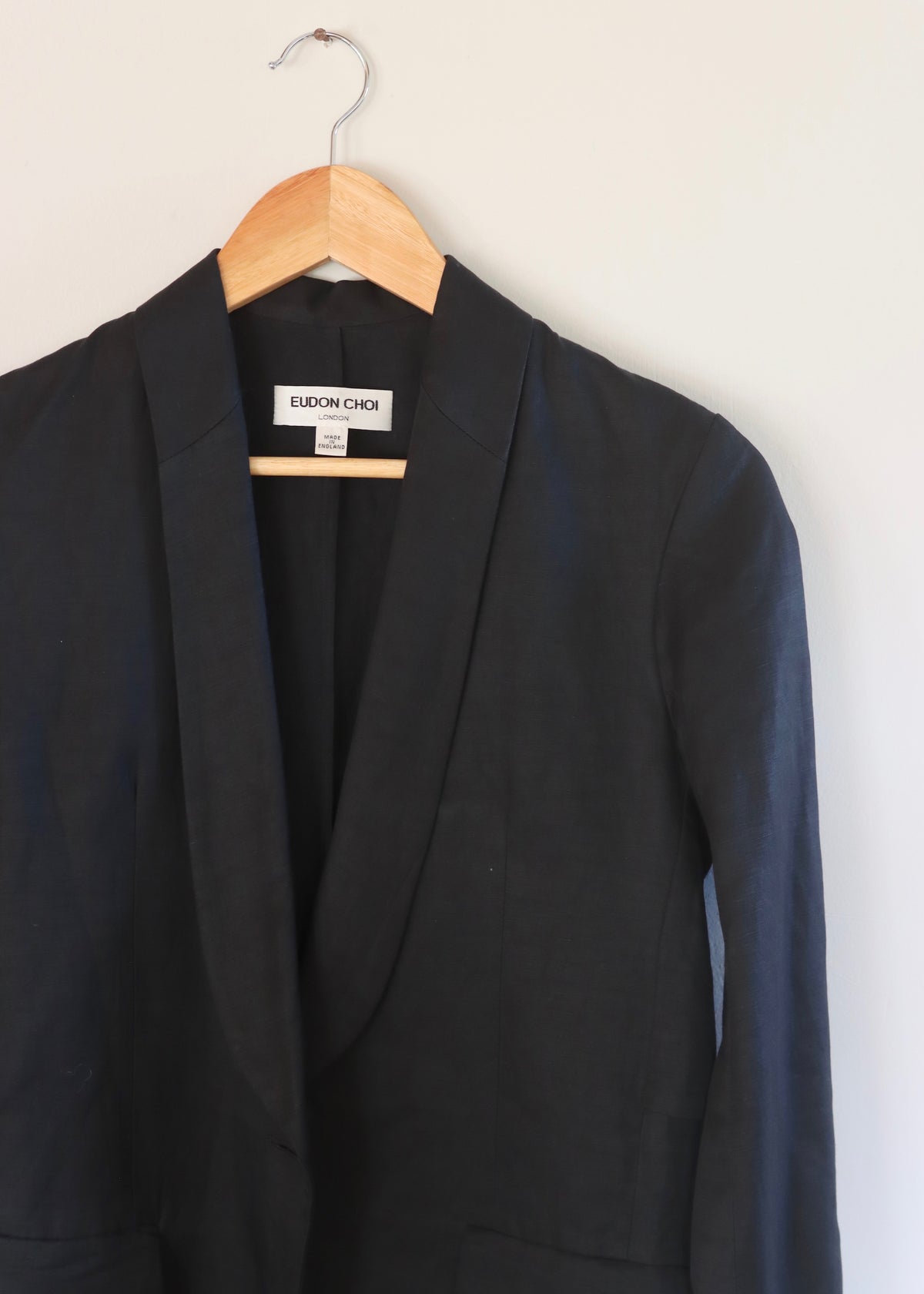 EUDON CHOI  | Black Single Breasted Blazer