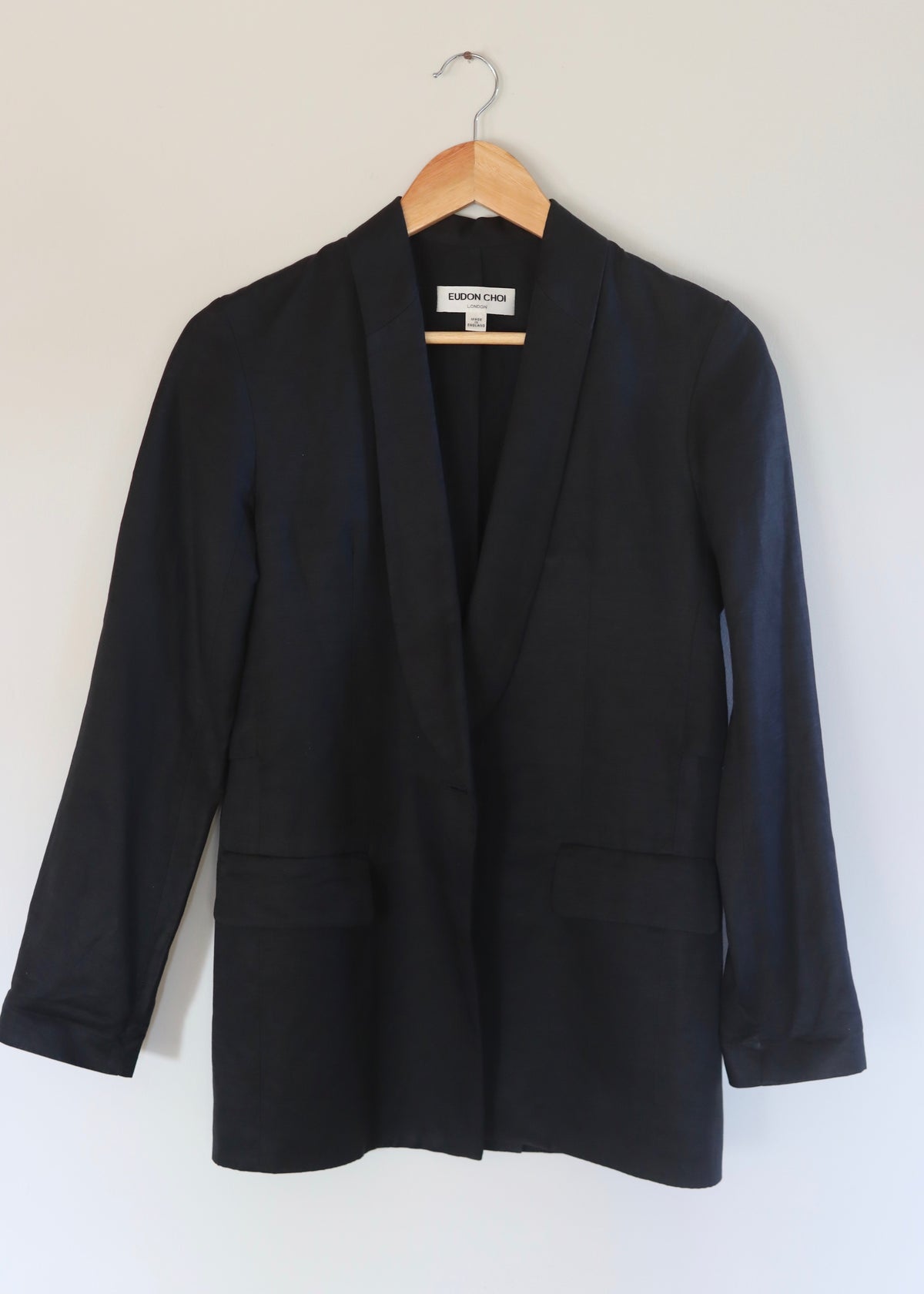 EUDON CHOI  | Black Single Breasted Blazer