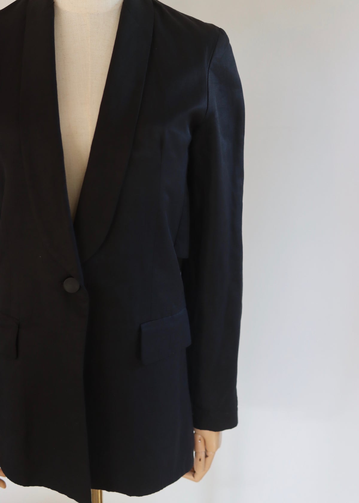 EUDON CHOI  | Black Single Breasted Blazer