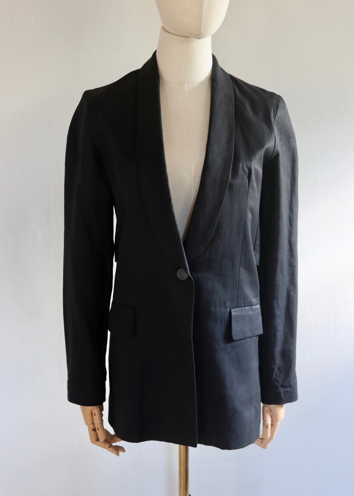EUDON CHOI  | Black Single Breasted Blazer