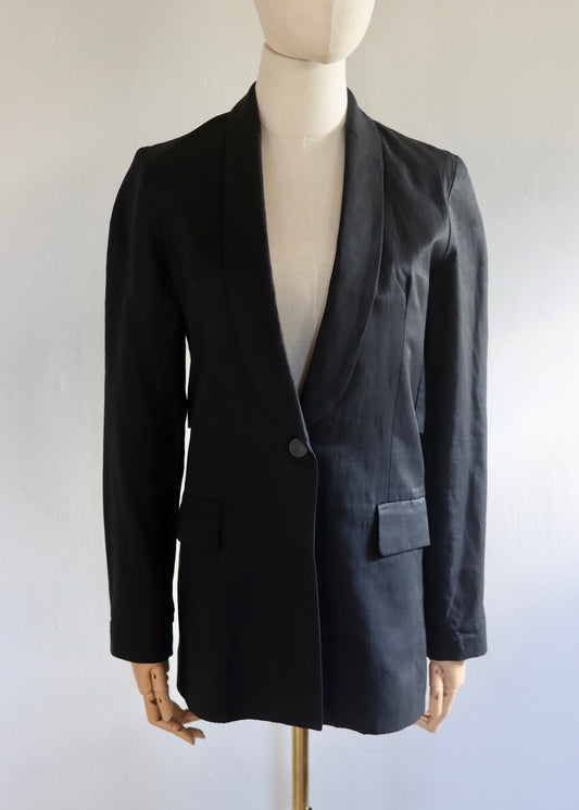 EUDON CHOI  | Black Single Breasted Blazer