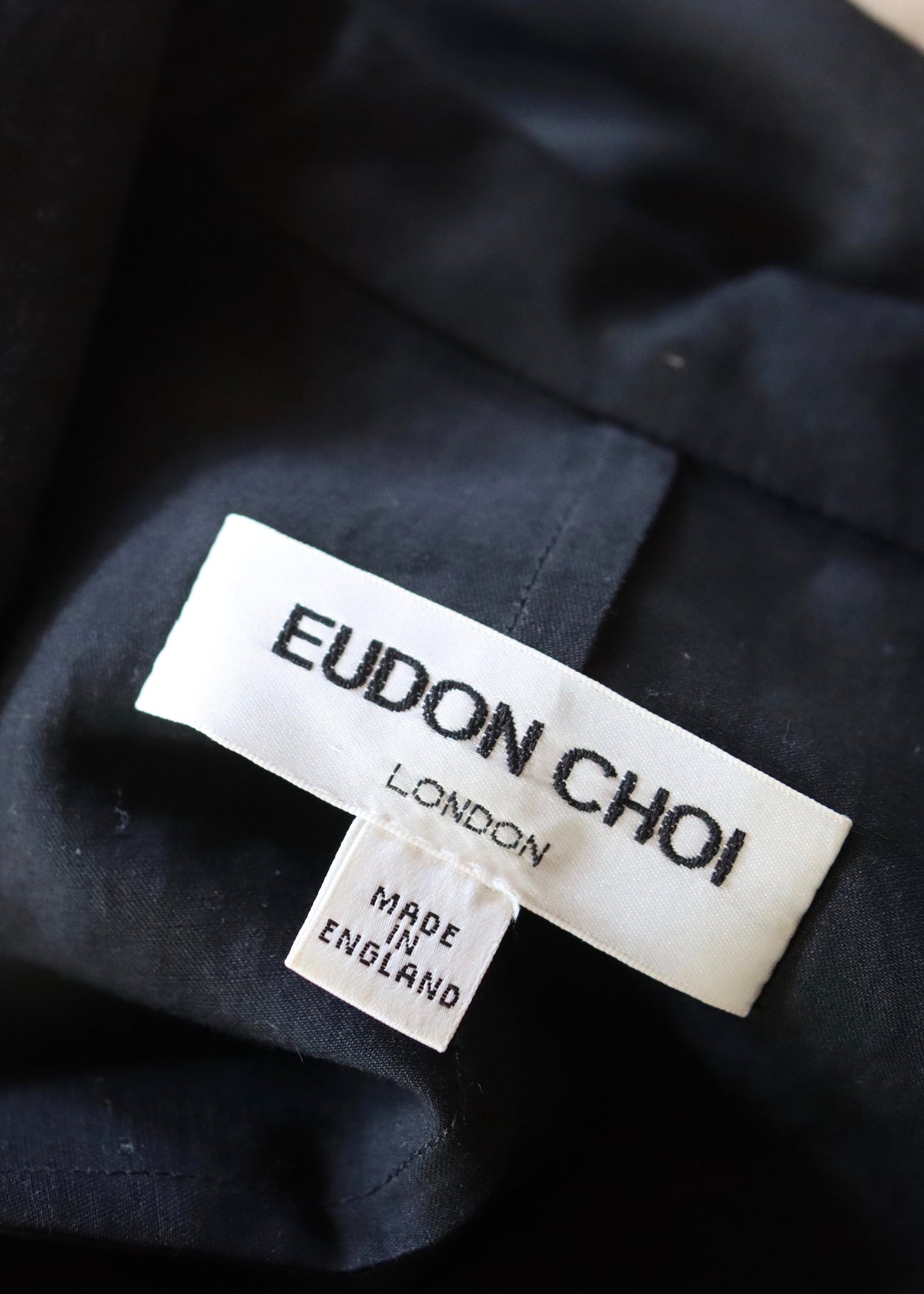EUDON CHOI  | Black Single Breasted Blazer