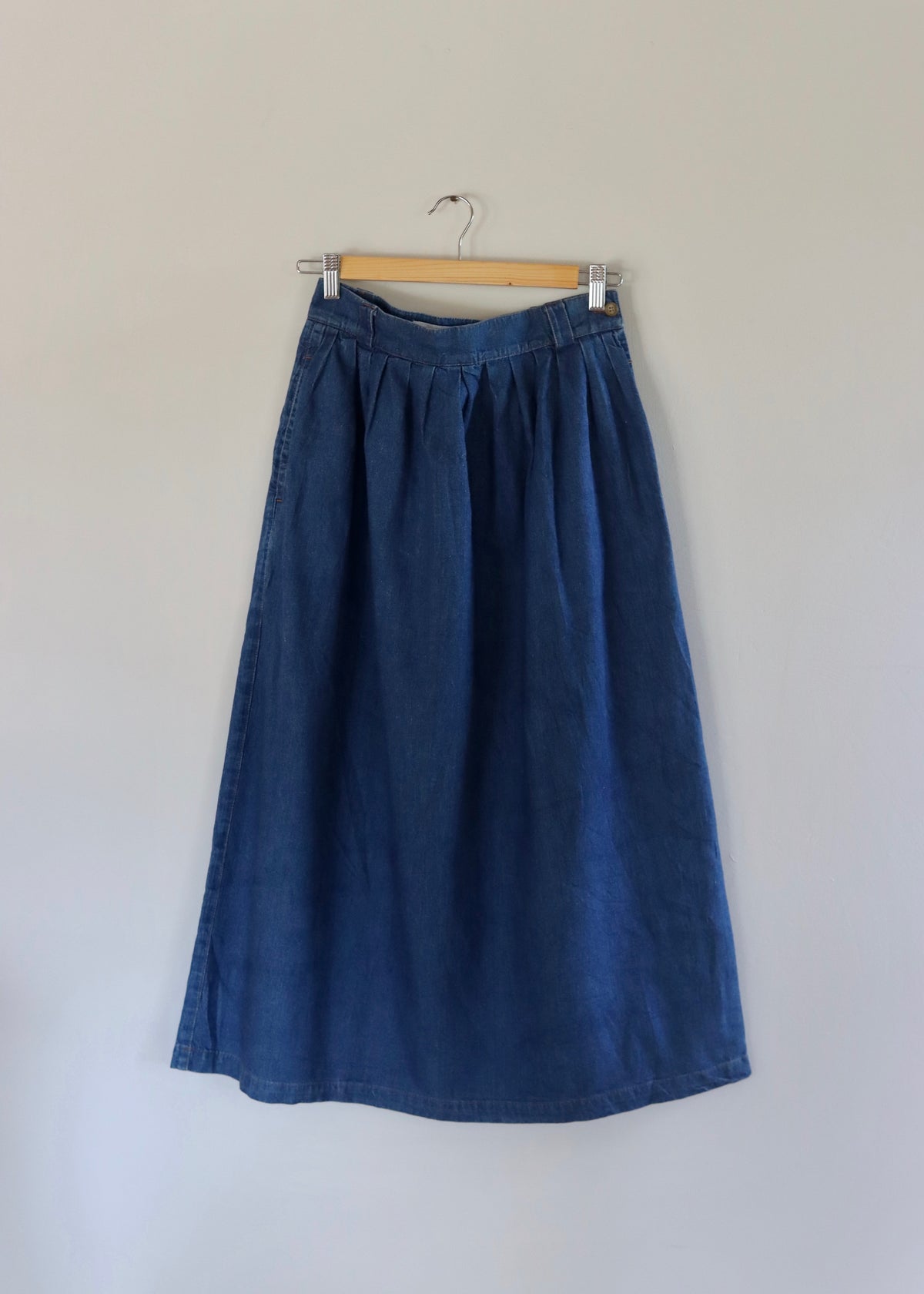 Calvin Klein Sport | Cotton Denim A Line Skirt
