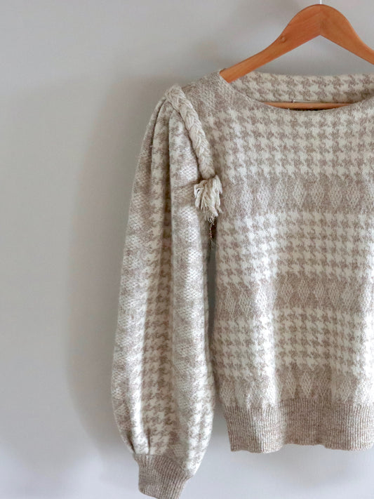 ESCADA Dogtooth Jumper | 1980s