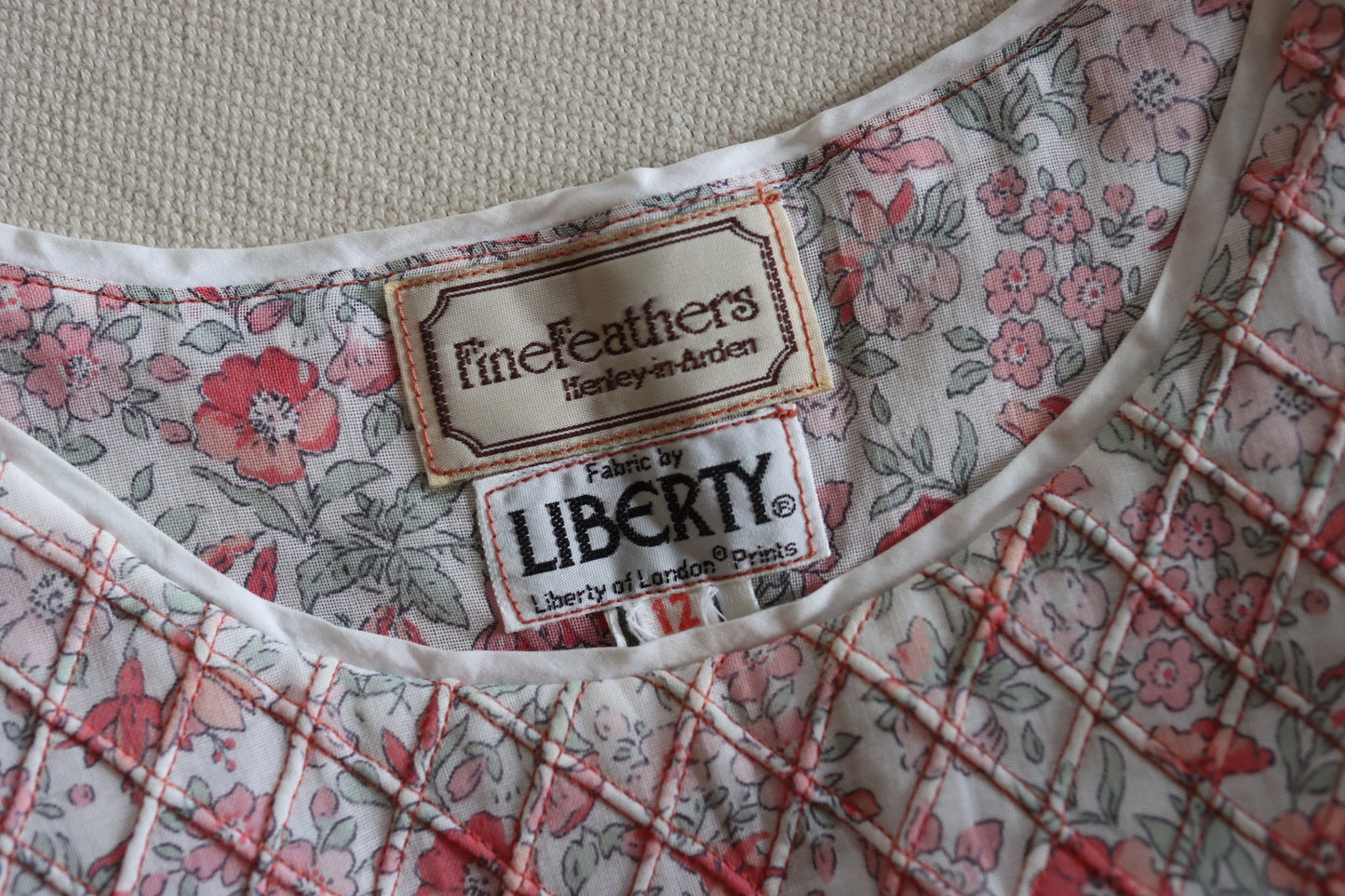 Fine Feathers Henley Liberty Dress | 1970s