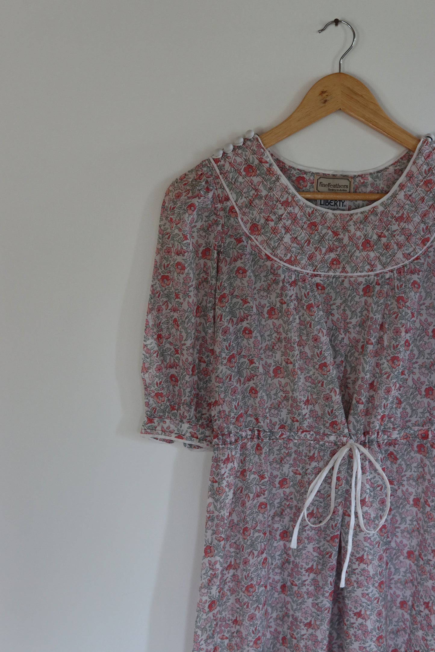 Fine Feathers Henley Liberty Dress | 1970s