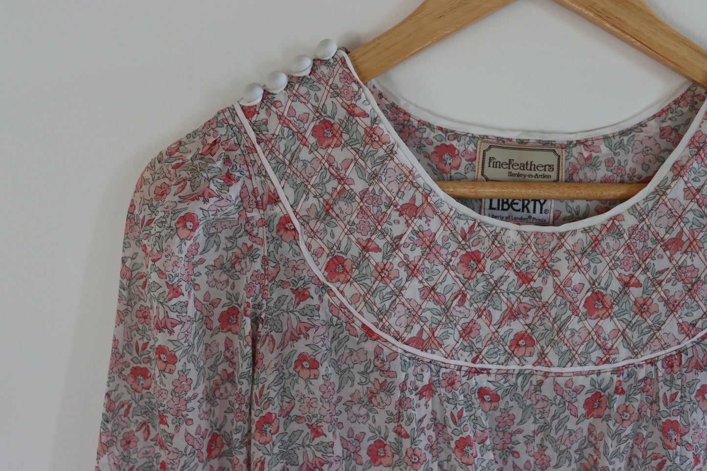 Fine Feathers Henley Liberty Dress | 1970s