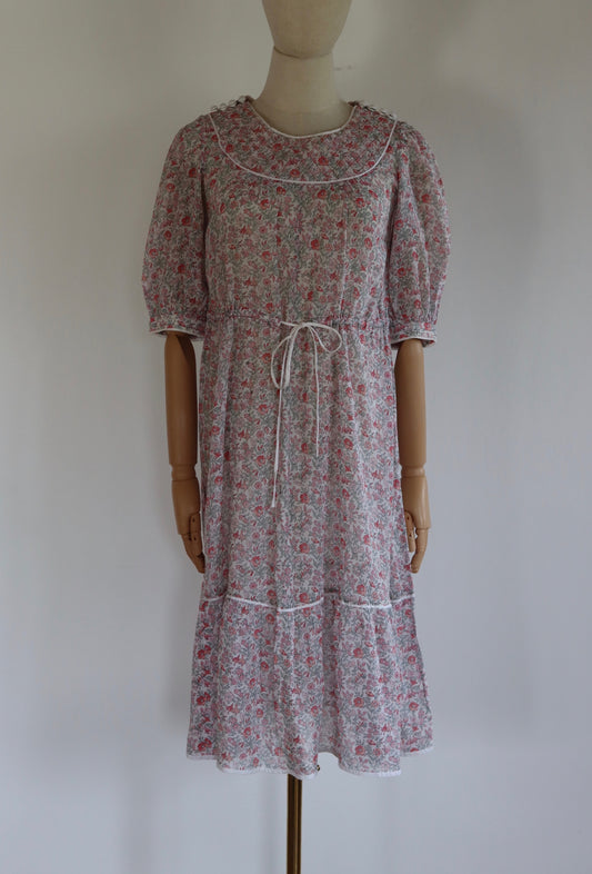 Fine Feathers Henley Liberty Dress | 1970s