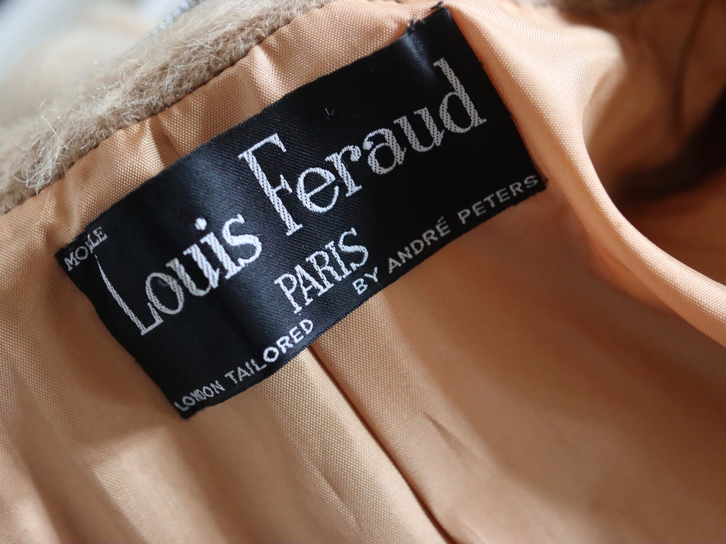 Louis Féraud Camel Coat | 1960s