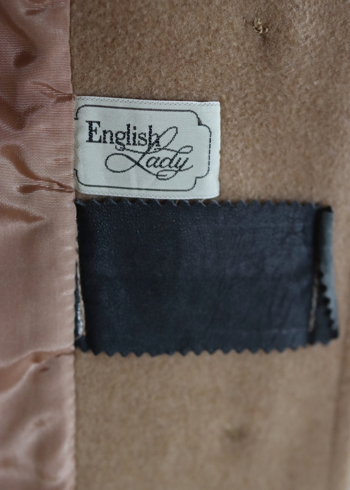 English Lady Cashmere Belted Midi Coat
