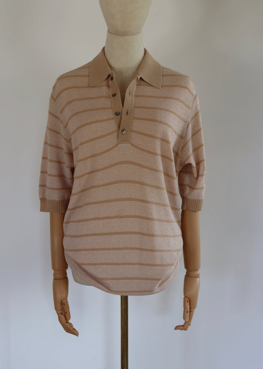 Vintage Cotton Knit Polo Shirt | Zimmerli
