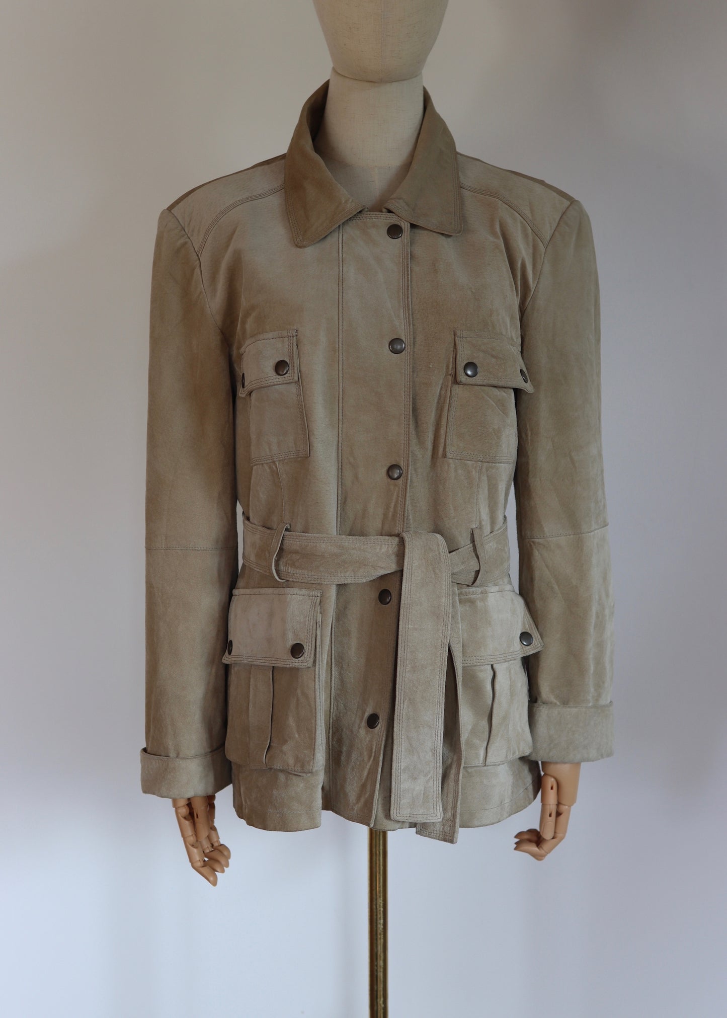 Suede Safari Jacket
