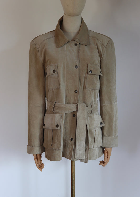 Suede Safari Jacket