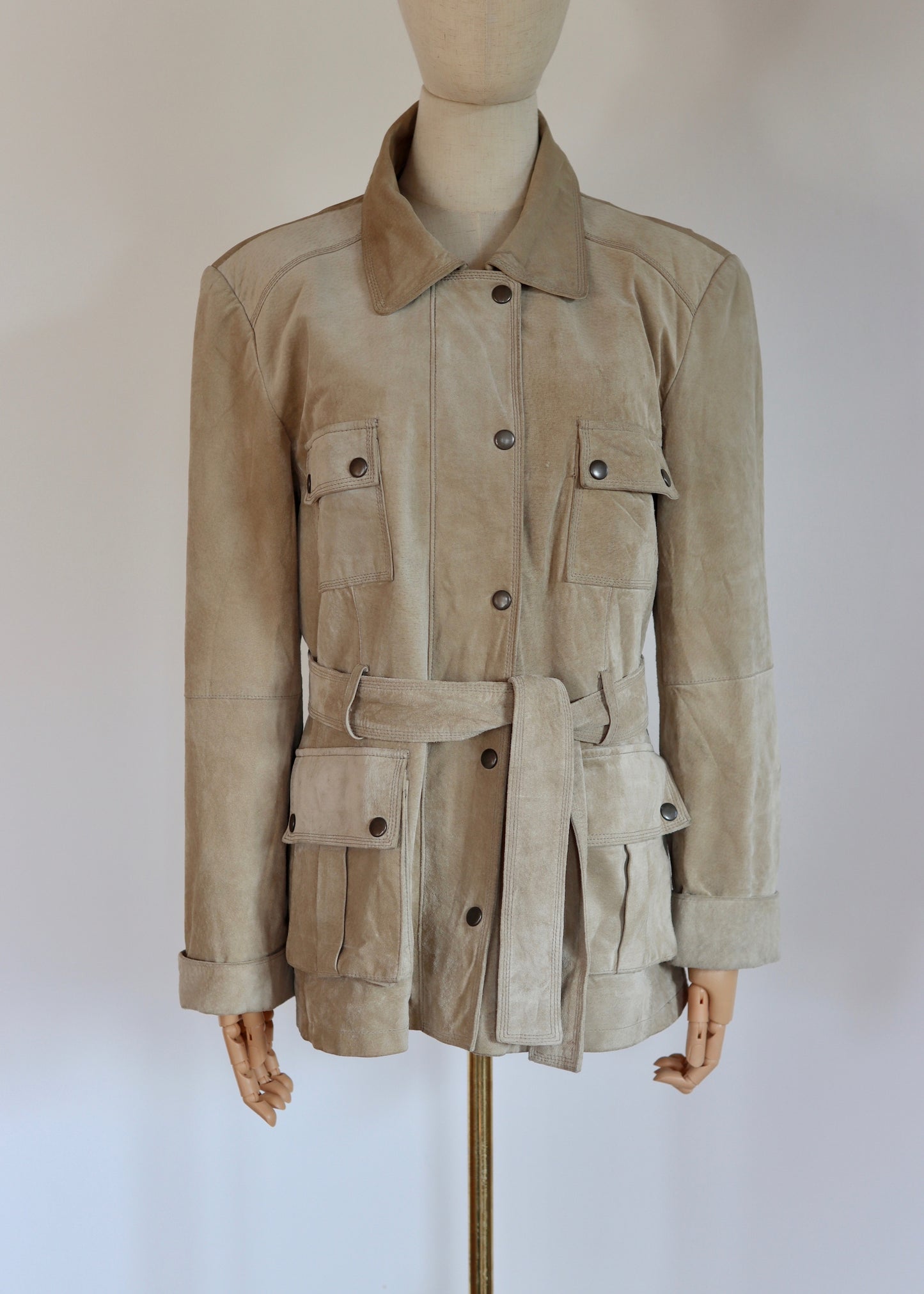 Suede Safari Jacket