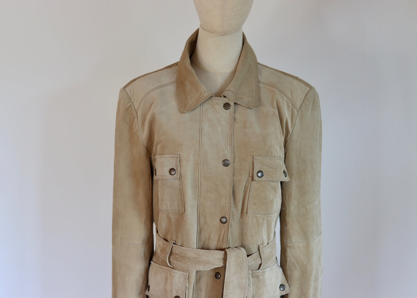 Suede Safari Jacket