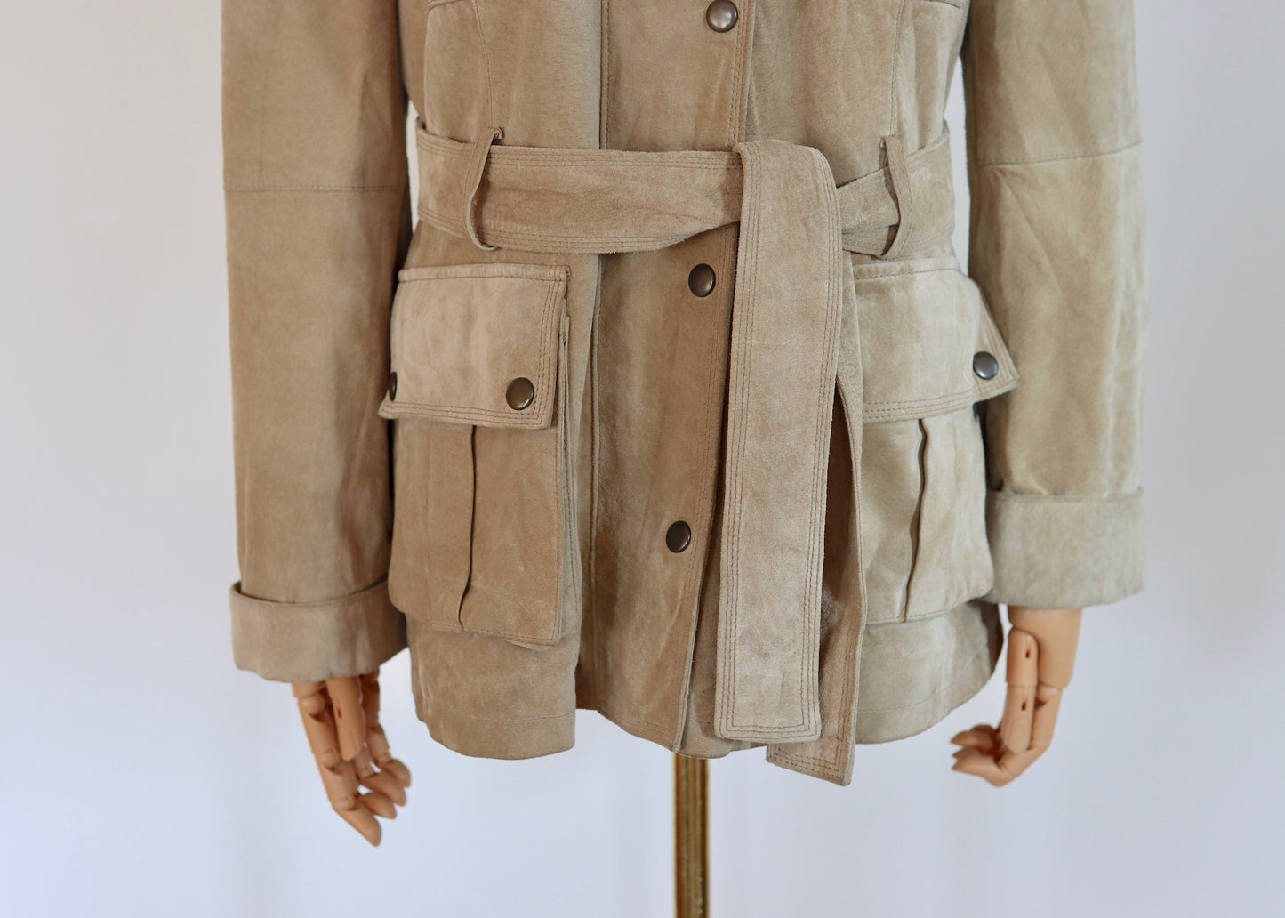 Suede Safari Jacket