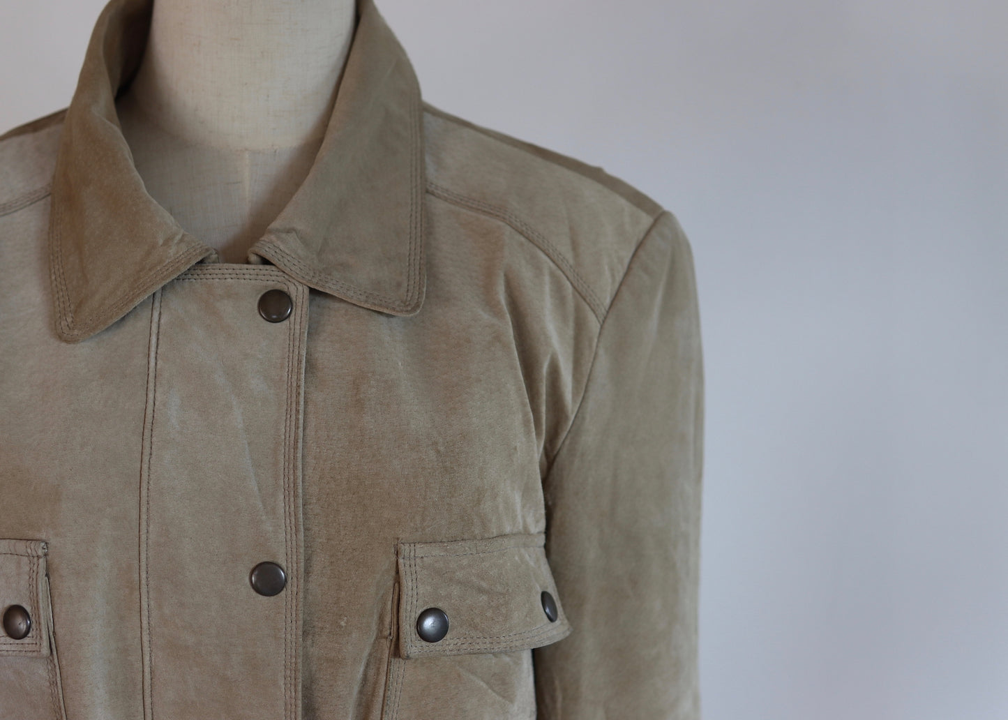 Suede Safari Jacket