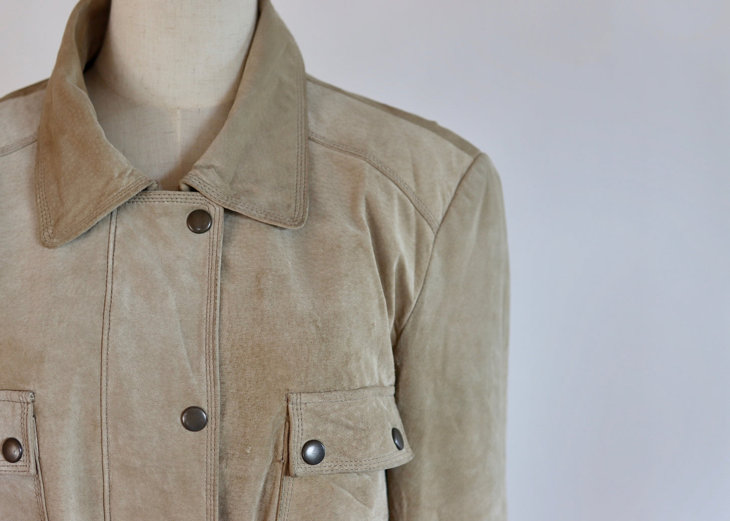 Suede Safari Jacket