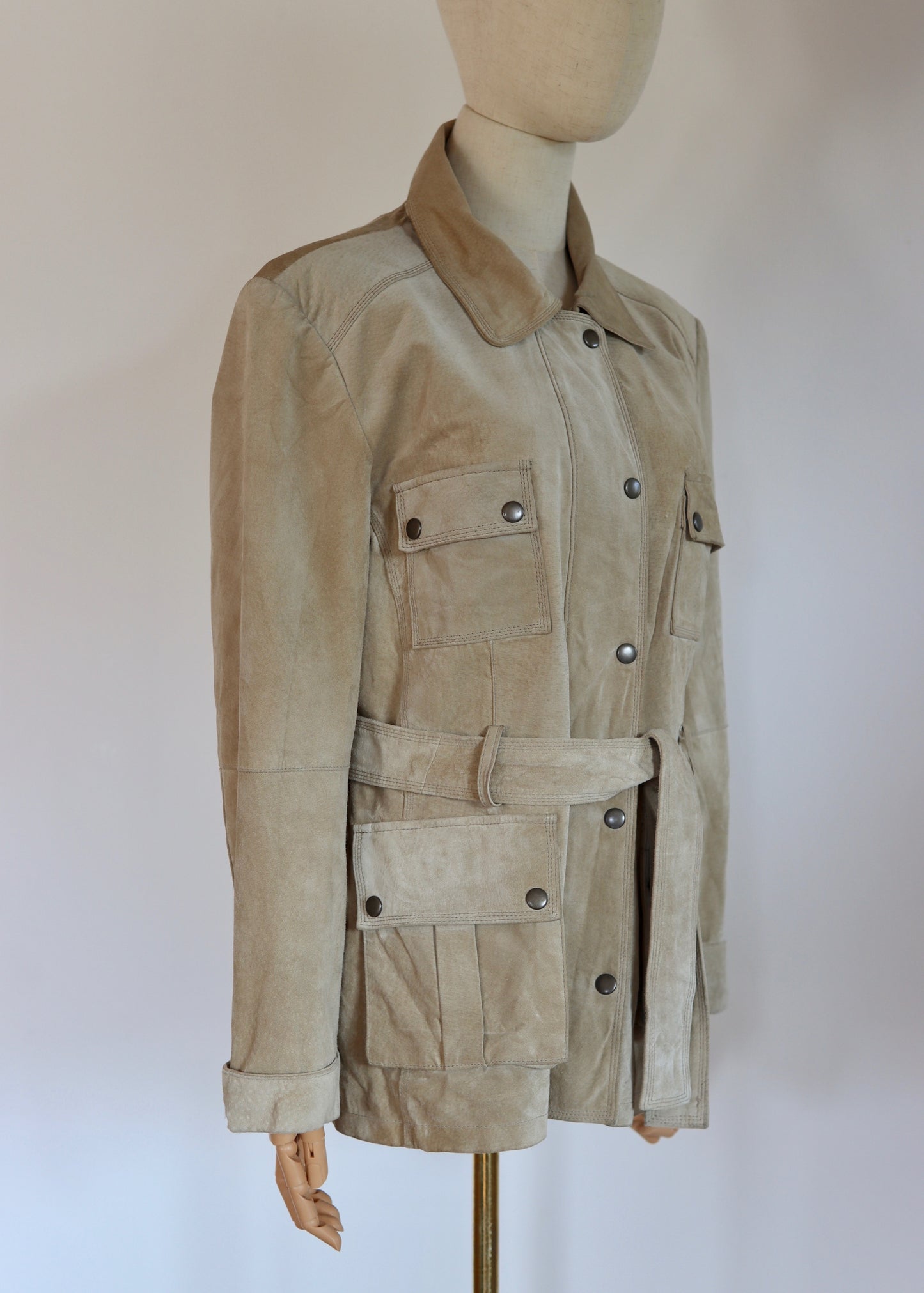 Suede Safari Jacket
