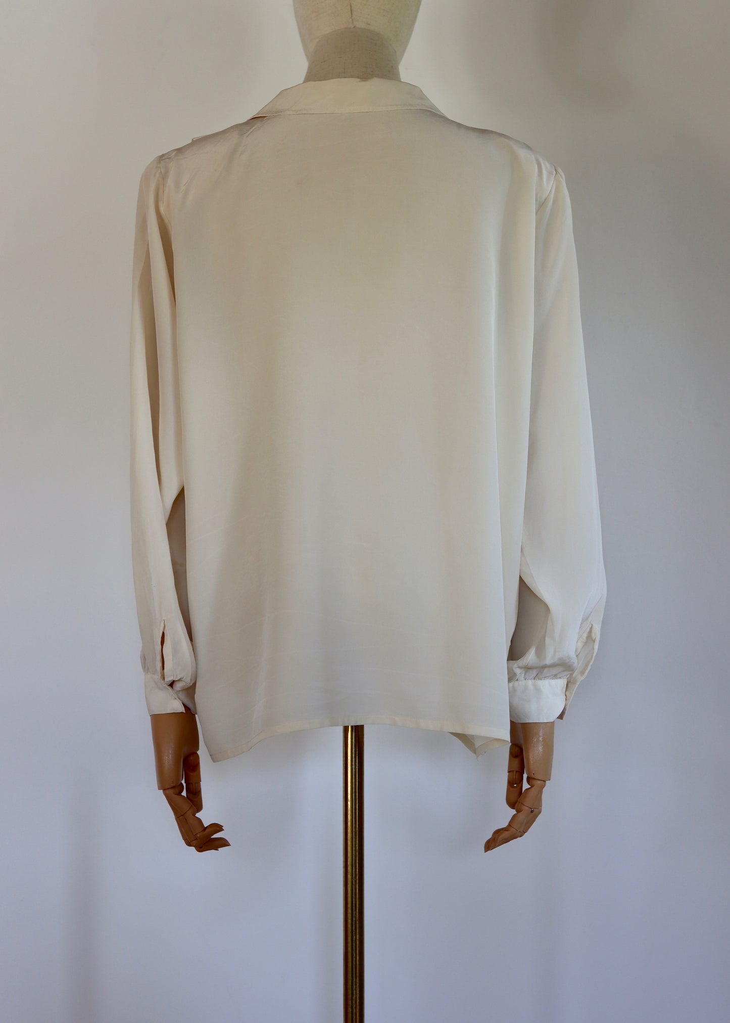 Pleated Silk Blouse | 1980s