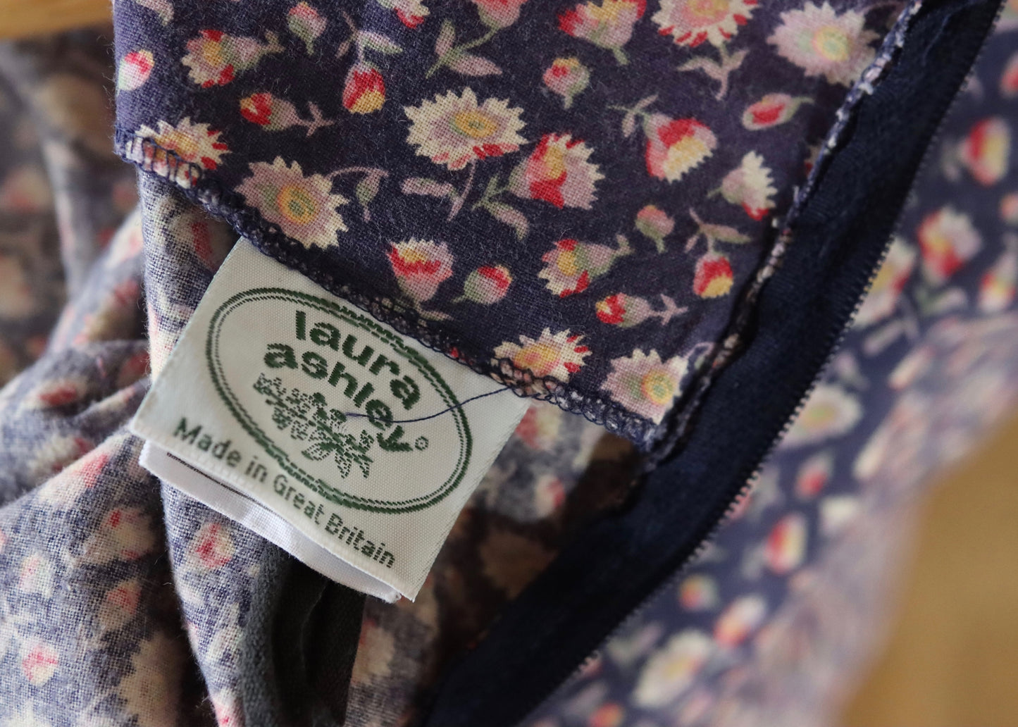Laura Ashley Floral Dress | 1980s