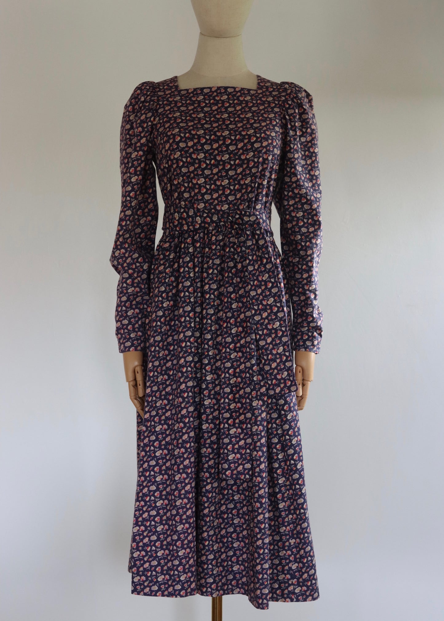 Laura Ashley Floral Dress | 1980s