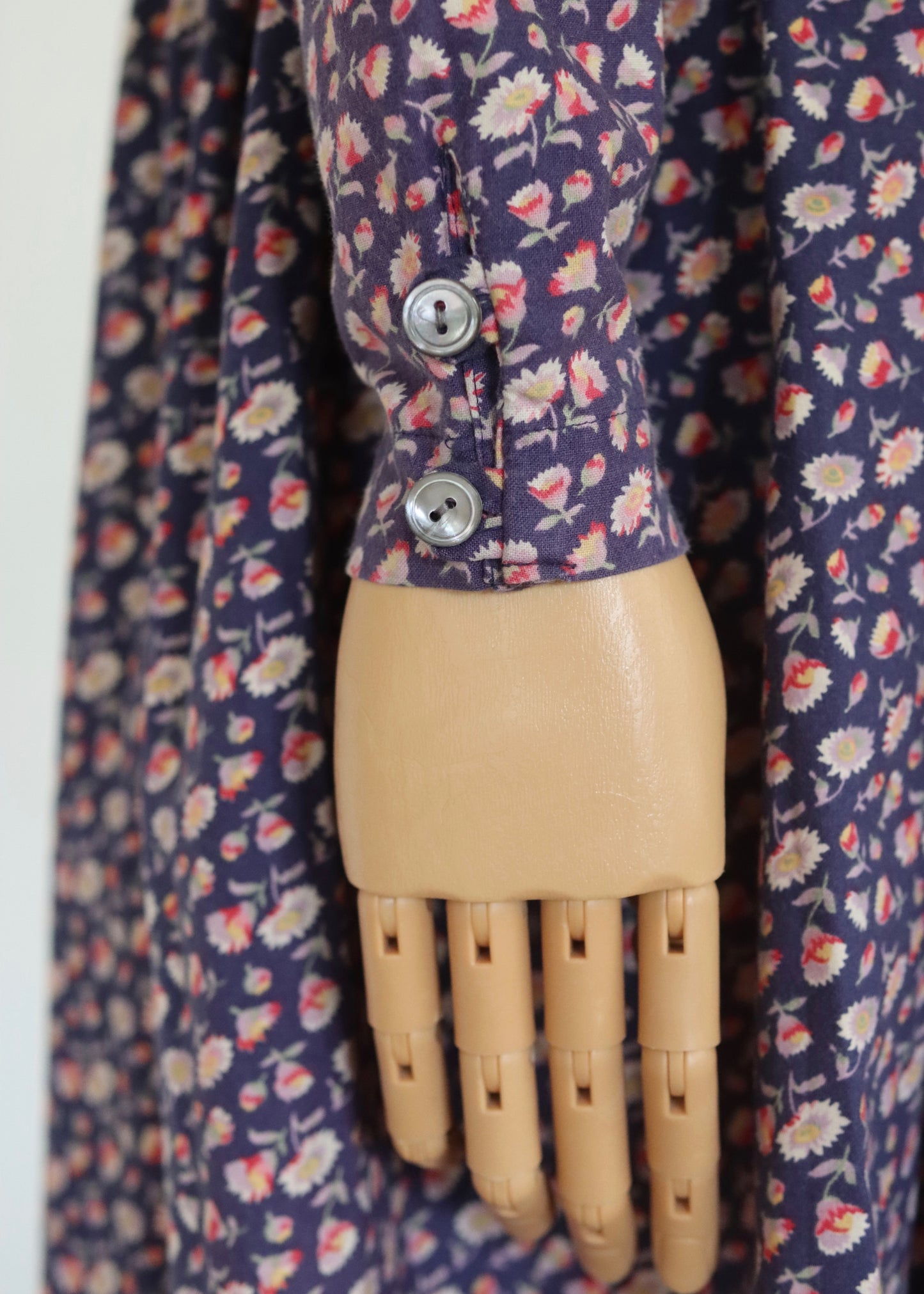 Laura Ashley Floral Dress | 1980s