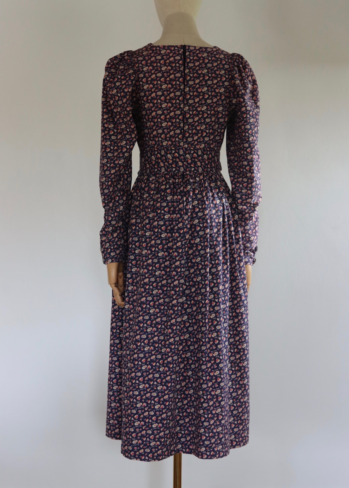 Laura Ashley Floral Dress | 1980s