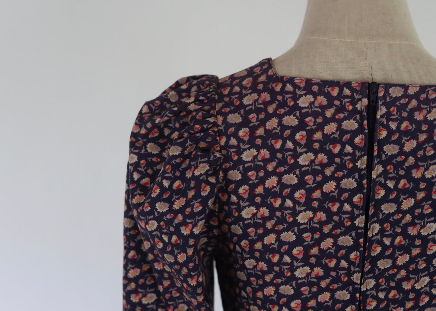 Laura Ashley Floral Dress | 1980s