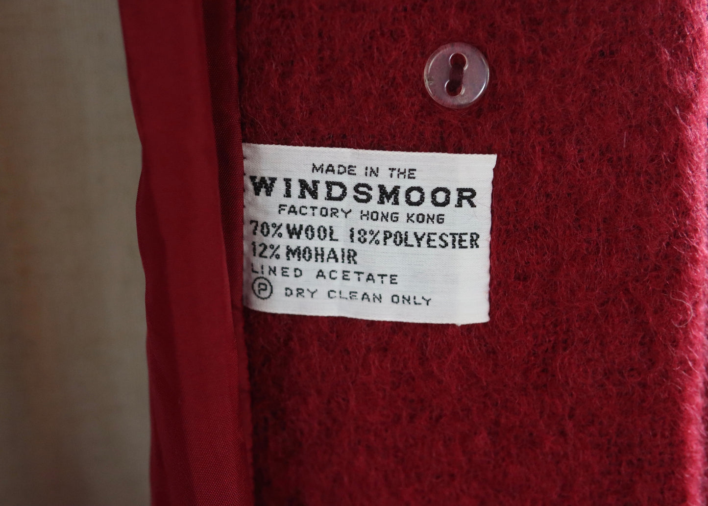 Windsmoor | Red Mohair Blend Scarf Coat