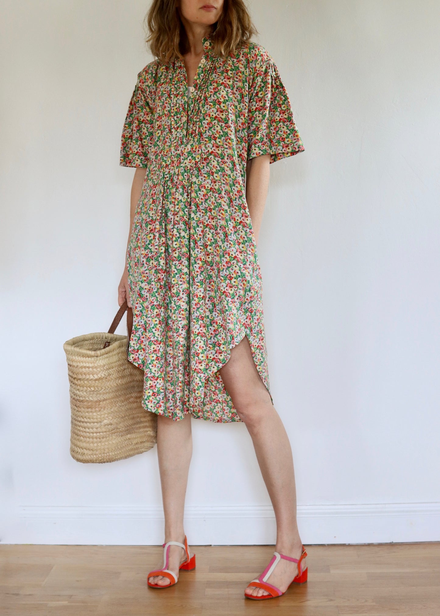 Hildebrand Liberty Print Shirt Dress | 1970s