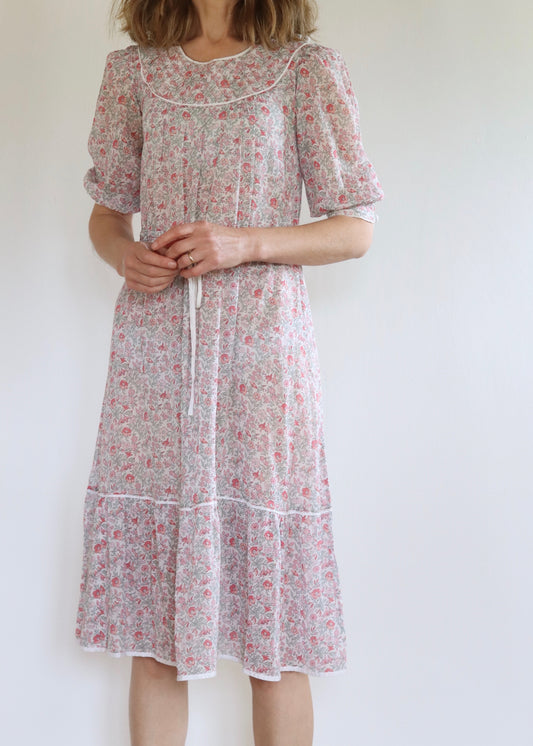 Fine Feathers Henley Liberty Dress | 1970s