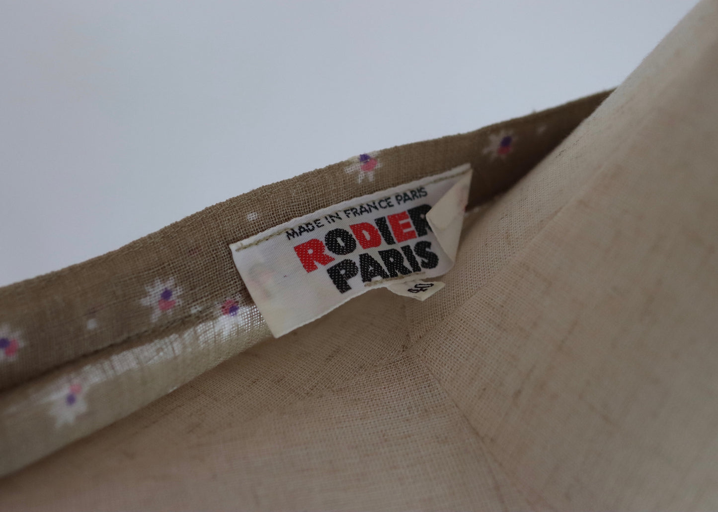 Rodier Paris 1970s Pleated Dress
