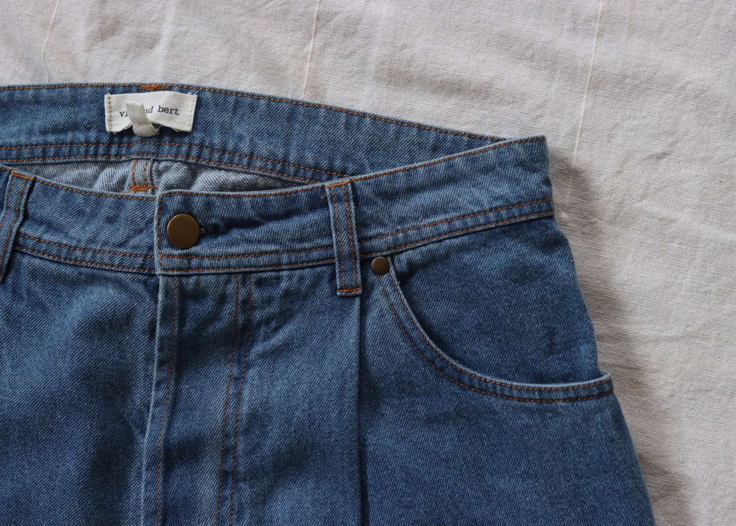 Vic and Bert Buckle BackJeans