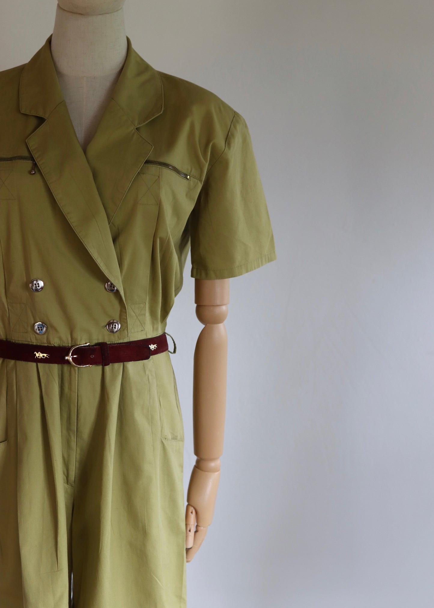 Khaki Jumpsuit | 1980s