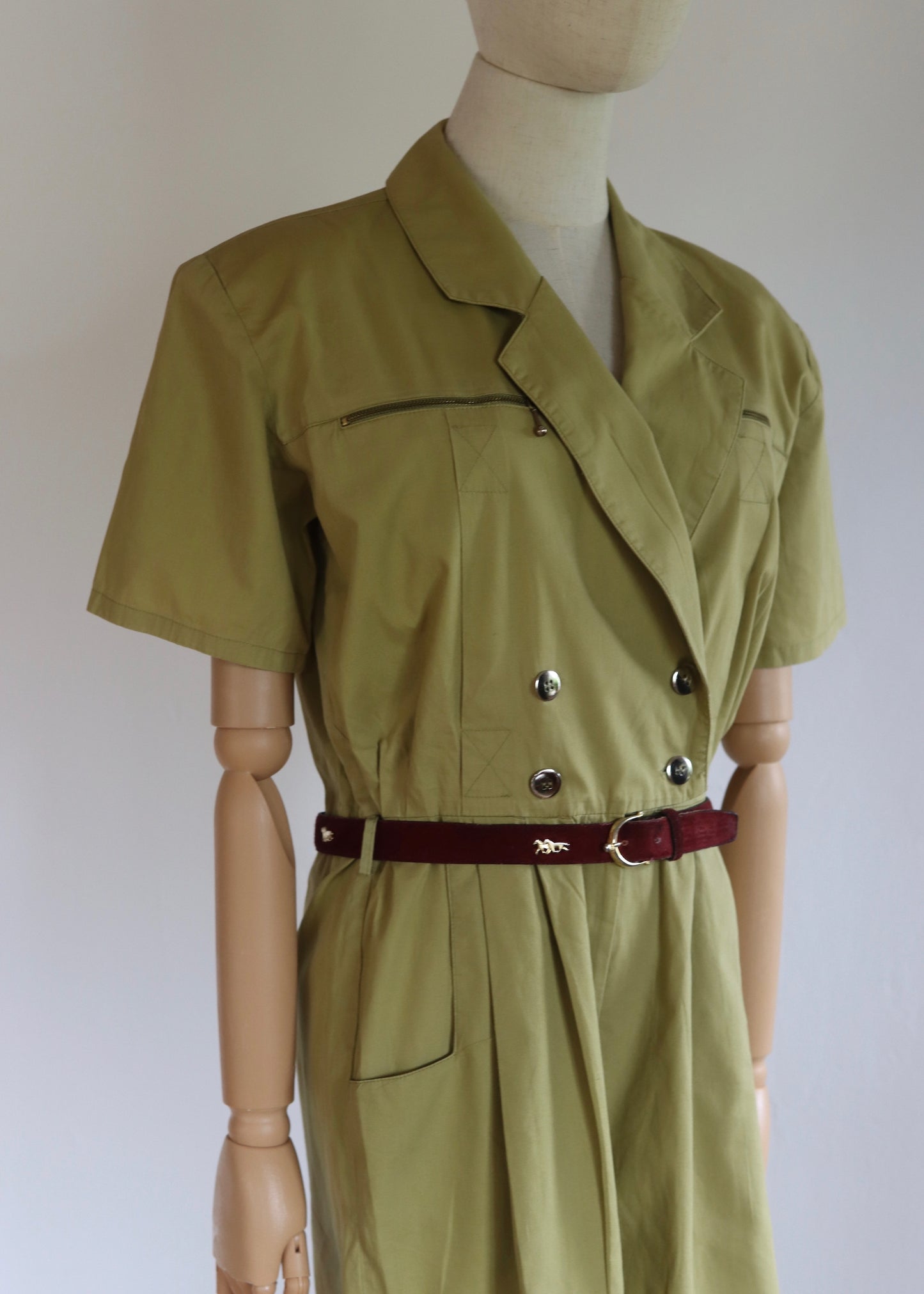 Khaki Jumpsuit | 1980s