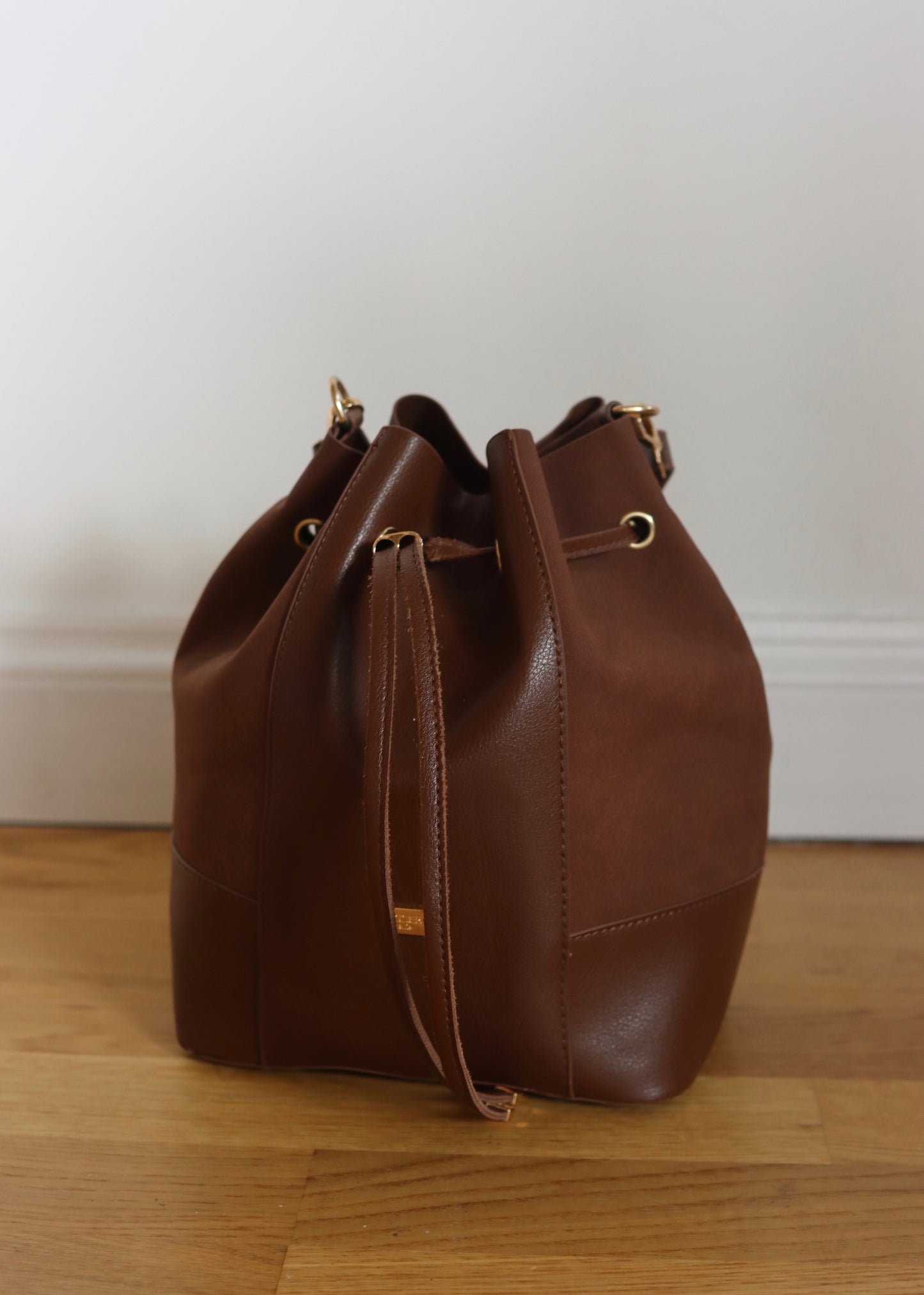 Rodier Paris Drawstring Bucket Bag