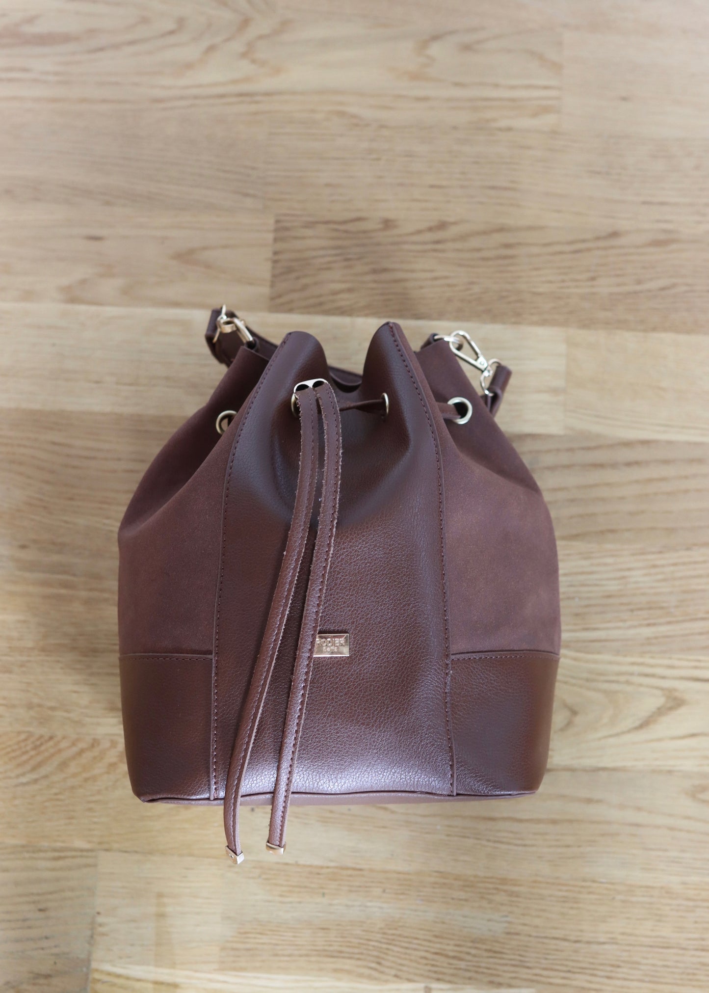 Rodier Paris Drawstring Bucket Bag