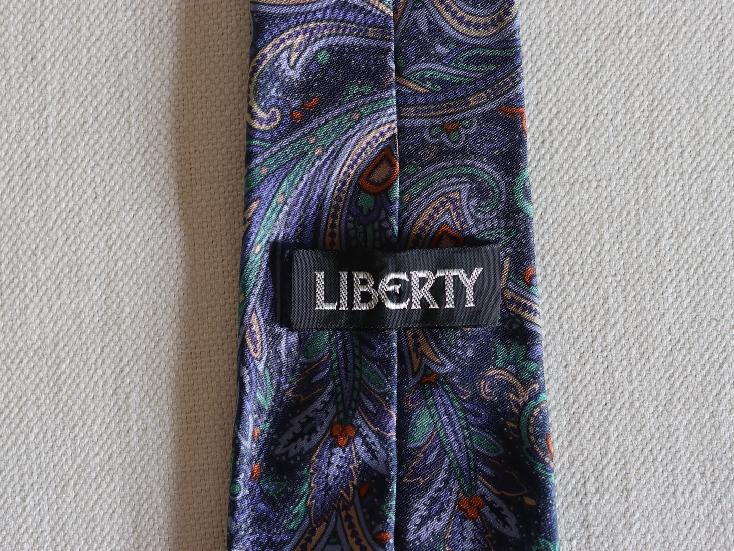Liberty Blue Paisley Silk Tie