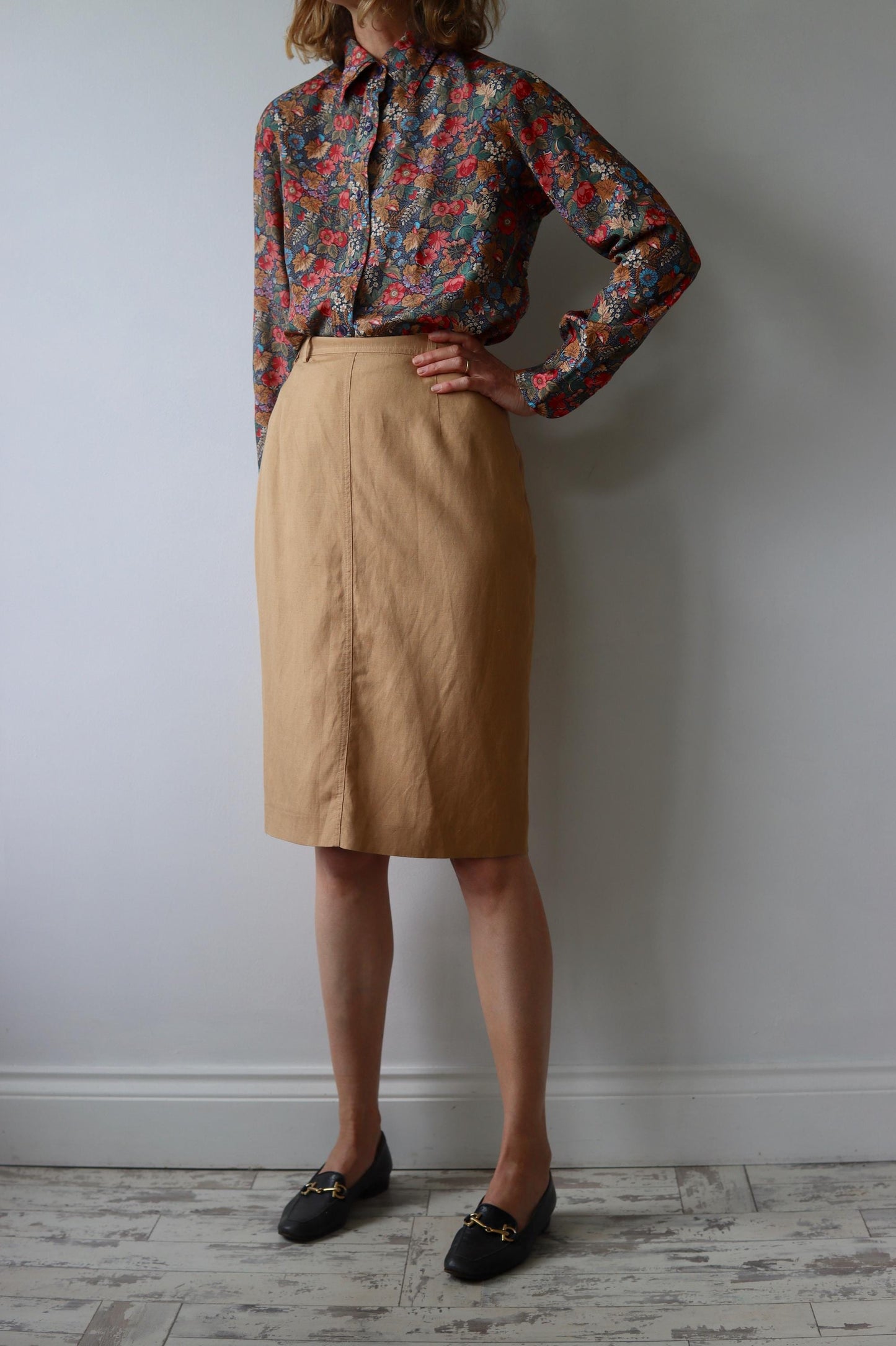 Jaeger | Linen Straight Skirt