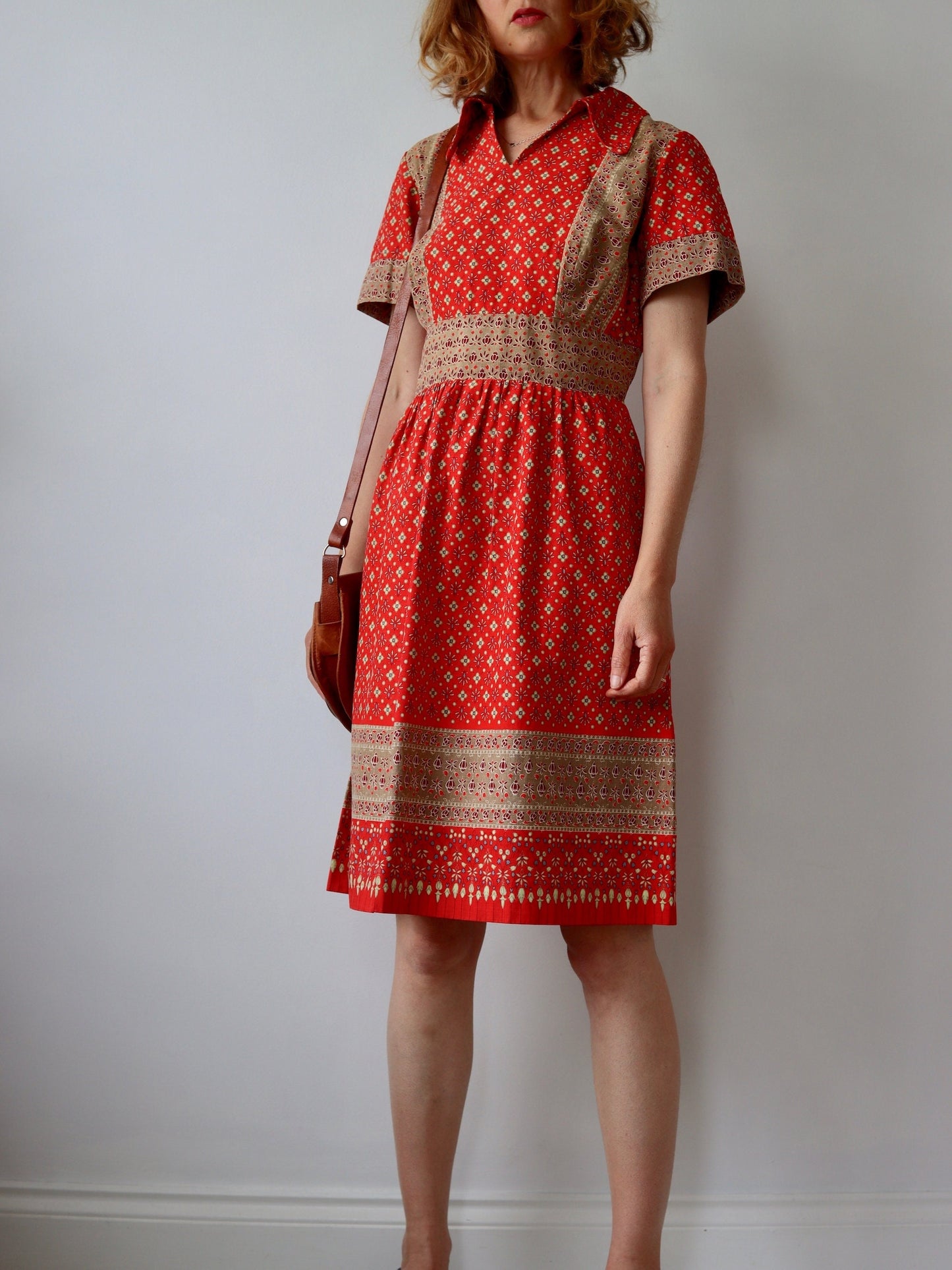 Vintage Handmade Folk Dress