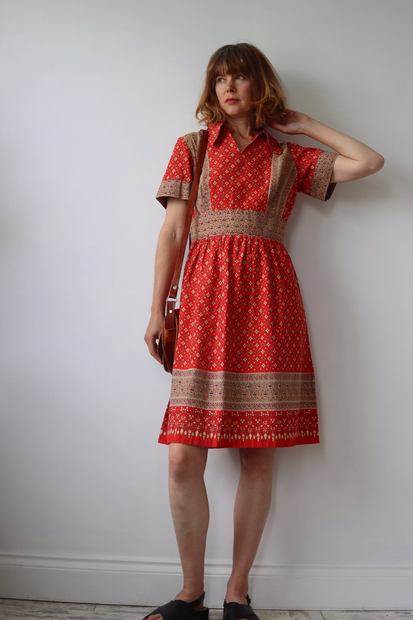 Vintage Handmade Folk Dress