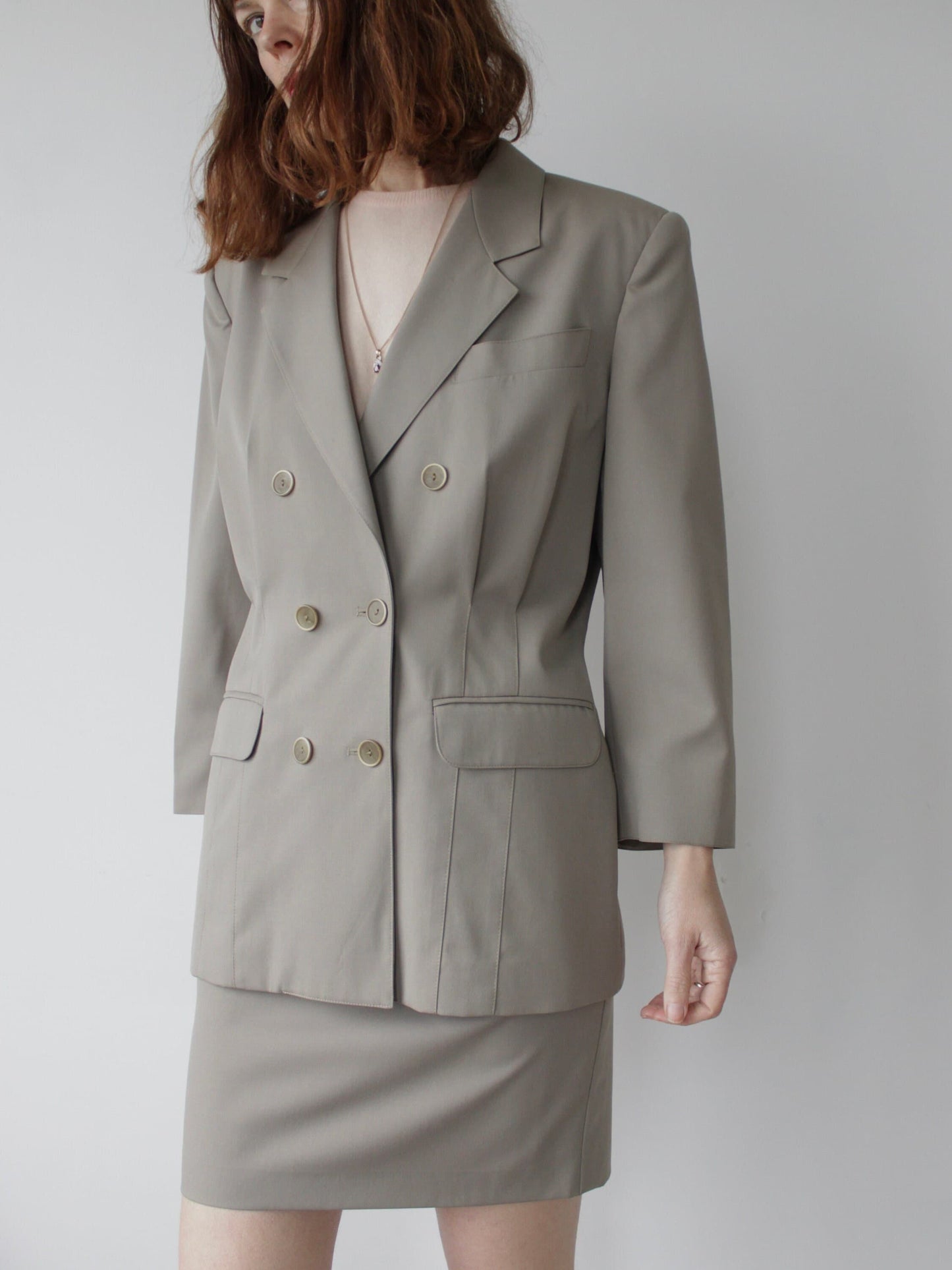 Penny Black Skirt Suit | 1980s