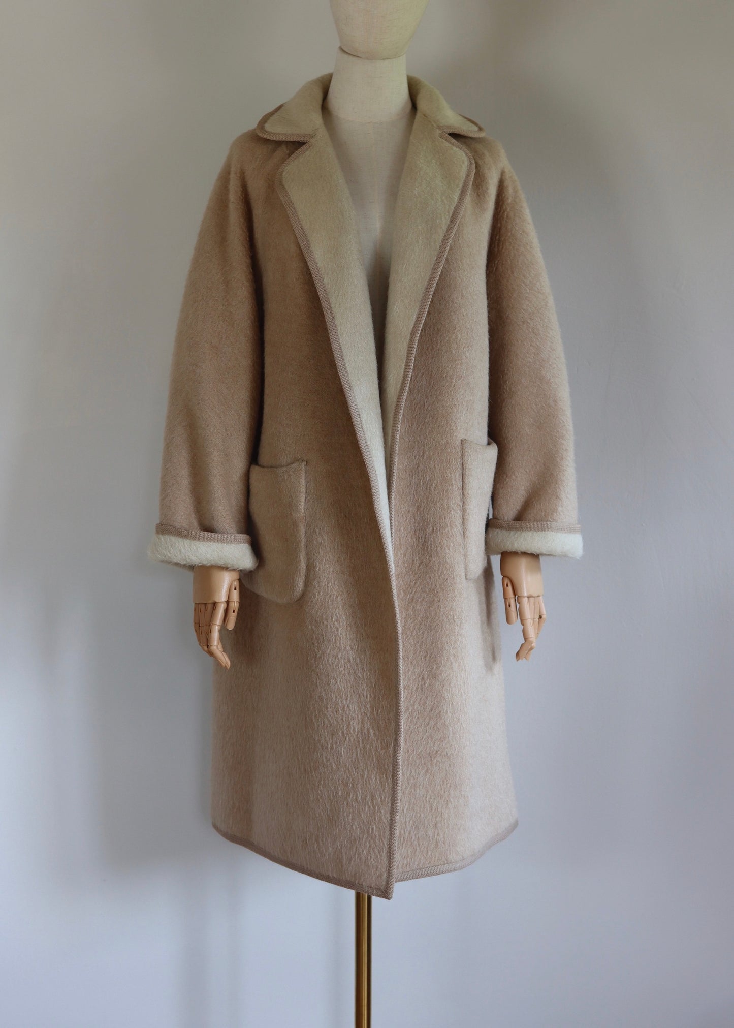 1960s Llama Reversible Coat by ENGLISH LADY