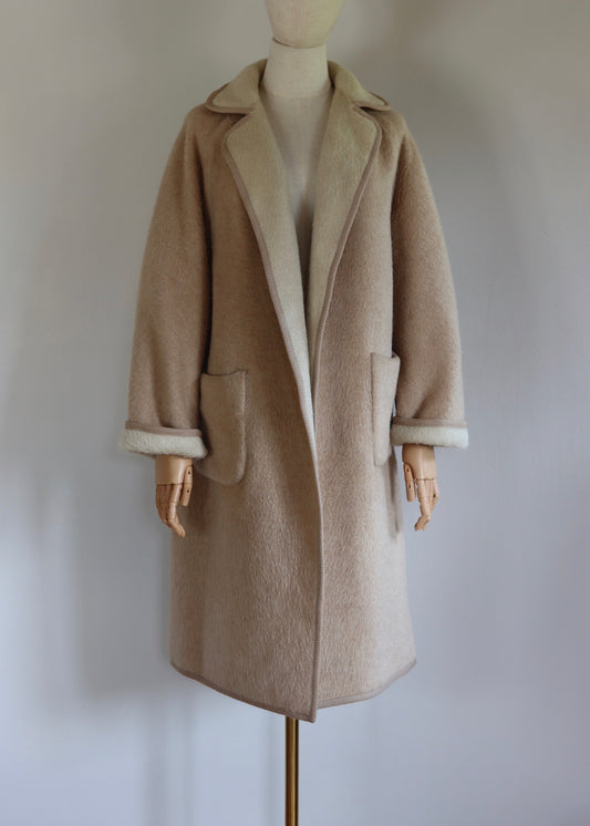 1960s Llama Reversible Coat by ENGLISH LADY